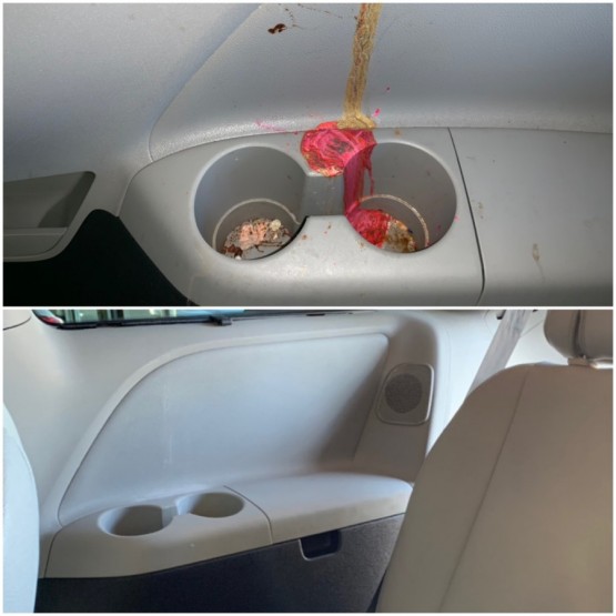 Before and After Interior Detail